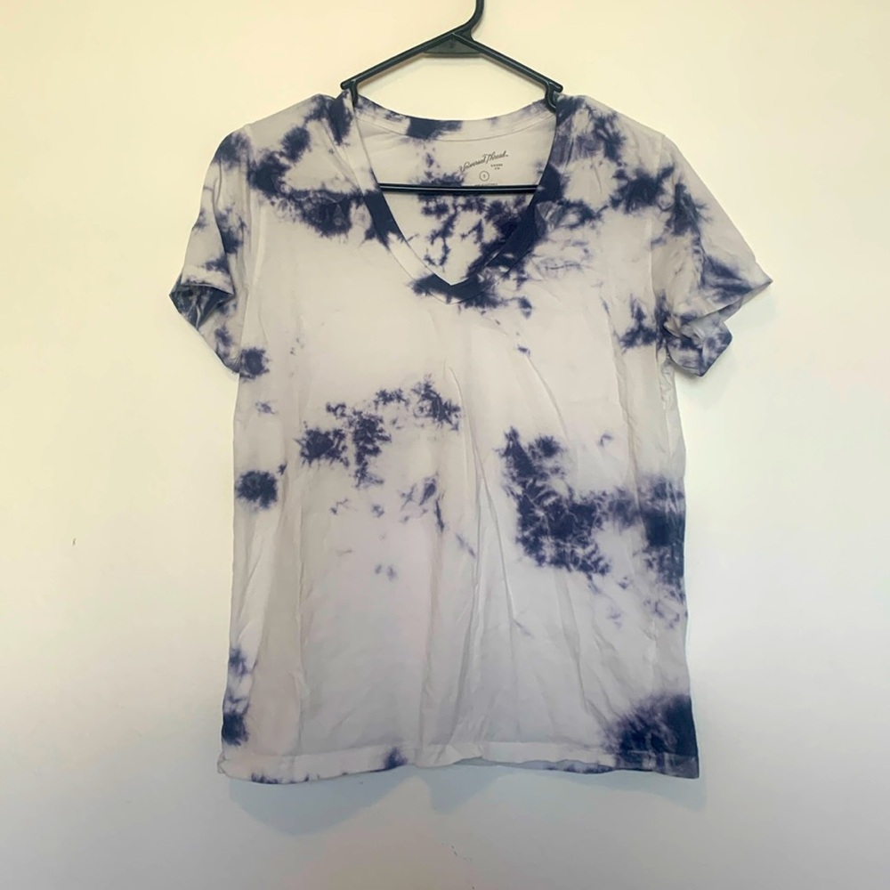 Tie Dye V Neck